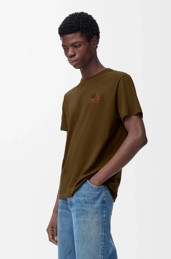 T-shirt met normale pasvorm van katoen T-shirt met normale pasvorm van katoen