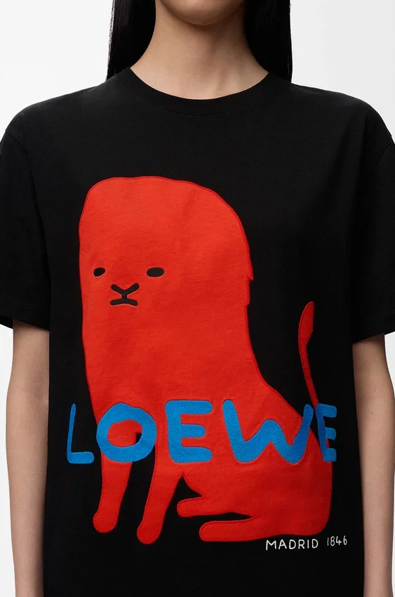 T-shirt met normale pasvorm van katoen T-shirt met normale pasvorm van katoen