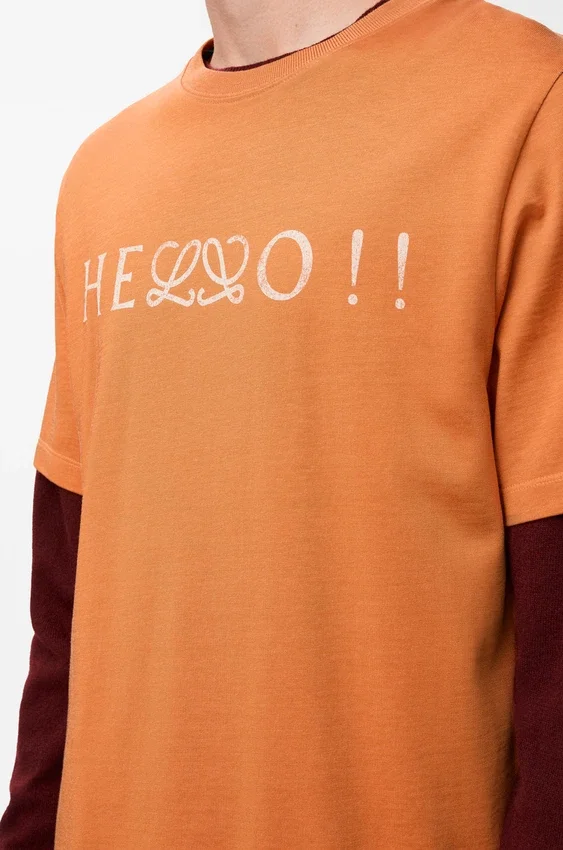 T-shirt met normale pasvorm van katoenmix T-shirt met normale pasvorm van katoenmix