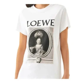 T-shirt met print, ronde hals en korte mouwen, wit S6109660Pc-2103