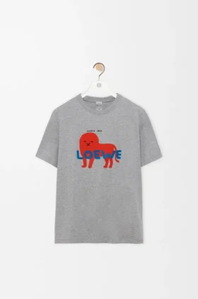 T-shirt met relaxte pasvorm van katoen