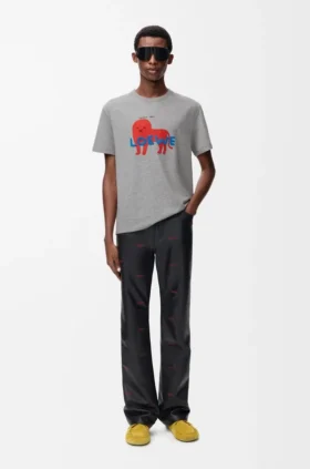 T-shirt met relaxte pasvorm van katoen