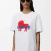 T-shirt met relaxte pasvorm van katoen T-shirt met relaxte pasvorm van katoen