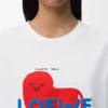 T-shirt met relaxte pasvorm van katoen T-shirt met relaxte pasvorm van katoen