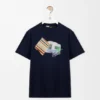 T-shirt met relaxte pasvorm van technisch katoen T-shirt met relaxte pasvorm van technisch katoen