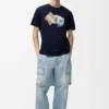 T-shirt met relaxte pasvorm van technisch katoen T-shirt met relaxte pasvorm van technisch katoen