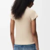 T-shirt met smalle pasvorm van katoen T-shirt met smalle pasvorm van katoen