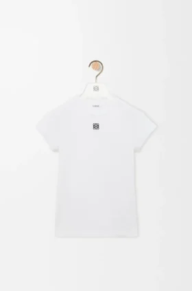 T-shirt met smalle pasvorm van katoenmix