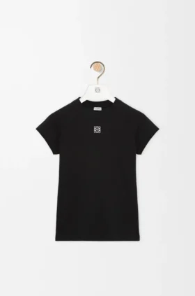 T-shirt met smalle pasvorm van katoenmix