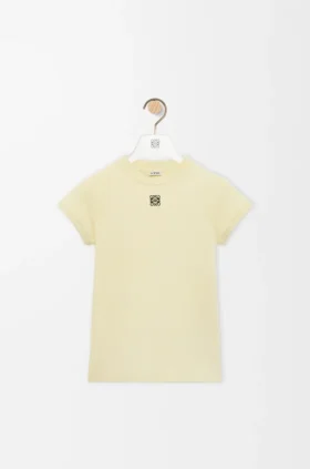 T-shirt met smalle pasvorm van katoenmix
