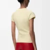 T-shirt met smalle pasvorm van katoenmix T-shirt met smalle pasvorm van katoenmix
