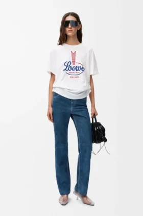 T-shirt van katoenmix