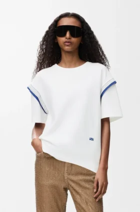 T-shirt van katoenmix T-shirt van katoenmix