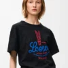 T-shirt van katoenmix