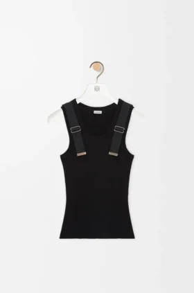 Tanktop van stretchkatoen