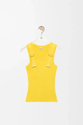Tanktop van stretchkatoen