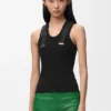 Tanktop van stretchkatoen