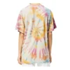 Tie-dye met lachende gezichtjes, korte mouwen, unisex, veelkleurig H616341X79-9990