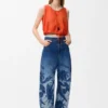 Barrel-jeans van denim Barrel-jeans van denim