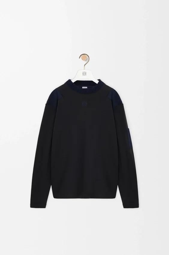 Top met lange mouwen van katoenmix Top met lange mouwen van katoenmix