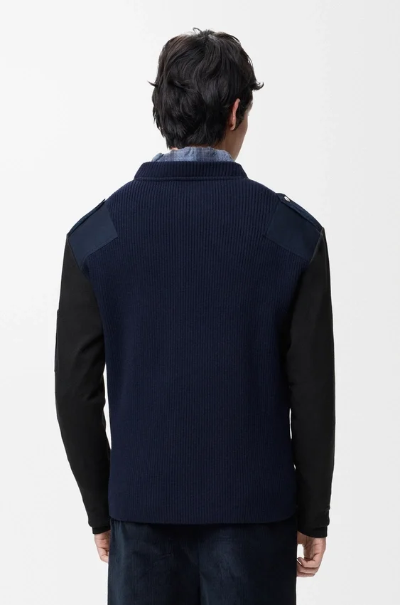 Top met lange mouwen van katoenmix Top met lange mouwen van katoenmix