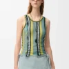 Top van een mix van viscose en katoen Top van een mix van viscose en katoen