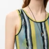 Top van een mix van viscose en katoen Top van een mix van viscose en katoen