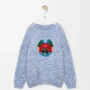 Trui van een mix van wol en mohair Trui van een mix van wol en mohair