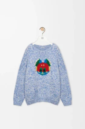 Trui van een mix van wol en mohair