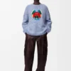 Trui van een mix van wol en mohair Trui van een mix van wol en mohair
