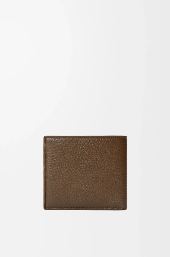 Tweevoudige portemonnee met muntvak van hertenleer Tweevoudige portemonnee met muntvak van hertenleer