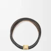 Twist-armband van kalfsleer Twist-armband van kalfsleer