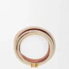 Twist dubbele armband van kalfsleer Twist dubbele armband van kalfsleer