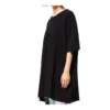 Unisex T-shirt met losse pasvorm, korte mouwen en geborduurd smileypatroon, zwart S616341X20-1100