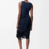 Versierde jurk van viscose Versierde jurk van viscose