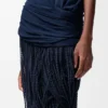 Versierde jurk van viscose Versierde jurk van viscose