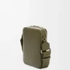 Verticaal crossbodyvakje van satijnkalfsleer Verticaal crossbodyvakje van satijnkalfsleer