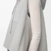 Vest met capuchon van schapenvacht Vest met capuchon van schapenvacht