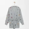 Vest met riemen van wol Vest met riemen van wol