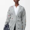Vest met riemen van wol Vest met riemen van wol