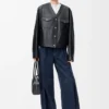Vest van nappa-lamsleer Vest van nappa-lamsleer
