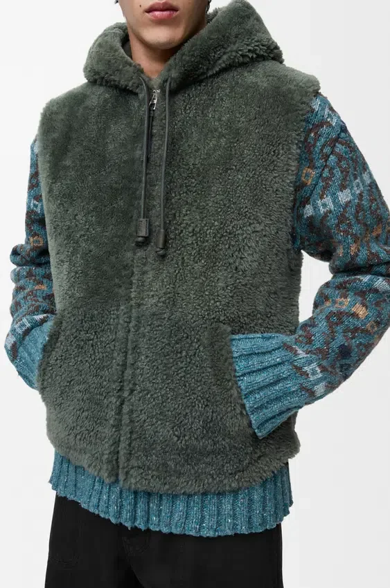 Vest van schapenvacht Vest van schapenvacht