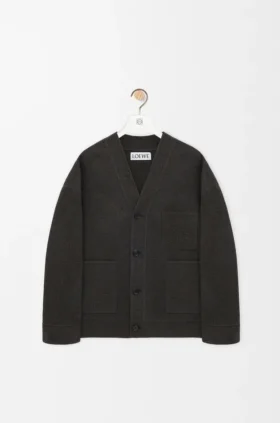 Vest van wol en zijde