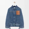 Werkjas van denim Werkjas van denim