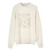 Witte trui met lange mouwen en alfabetprint S6109591Cr-2425