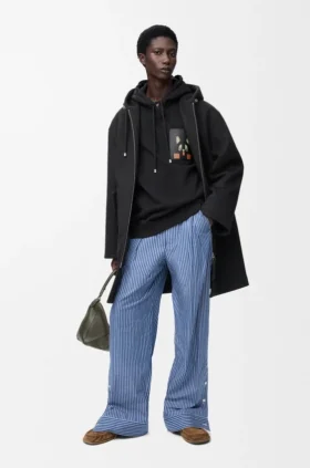 Hoodie met relaxte pasvorm van katoen