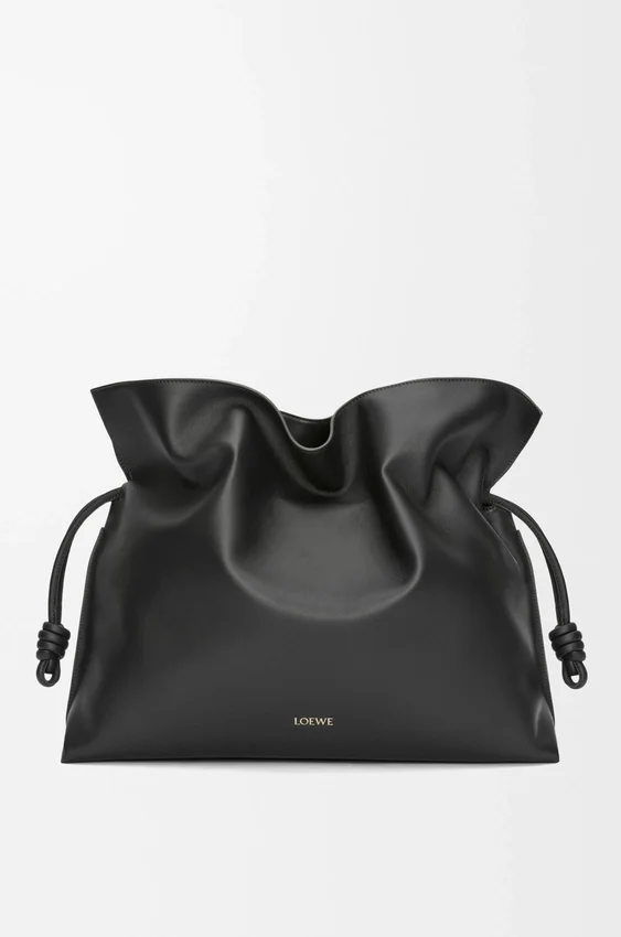 XL Flamenco-clutch van nappa-kalfsleer XL Flamenco-clutch van nappa-kalfsleer