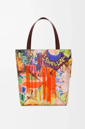 XL Puzzle Fold Tote bag in classic calfskin