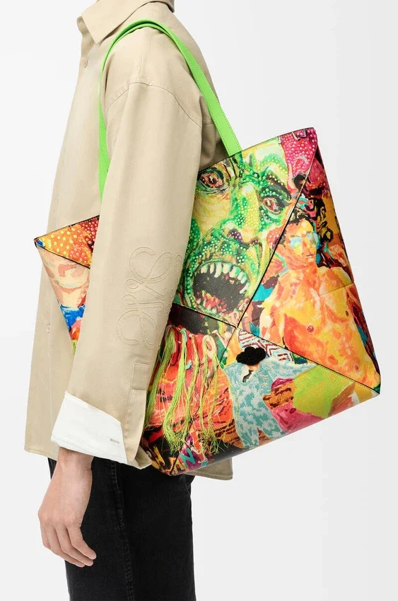 XL Puzzle Fold Tote bag in classic calfskin XL Puzzle Fold Tote bag in classic calfskin
