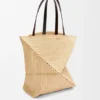 XL Puzzle Fold Tote bag in raffia XL Puzzle Fold Tote bag in raffia